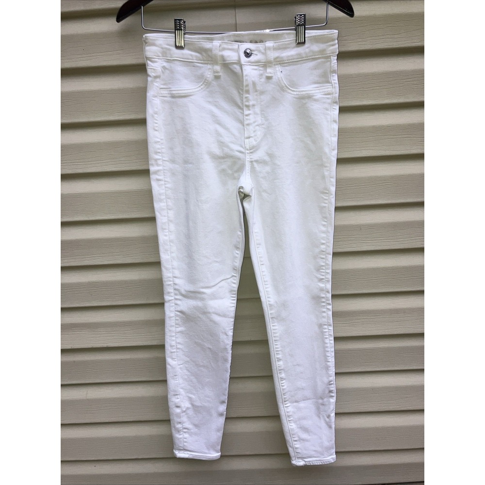 American Eagle Outfitters High Rise White Jeans